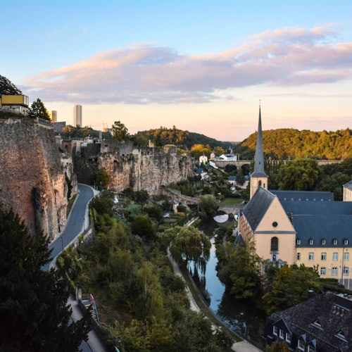 Вид на Грюнд, старый город