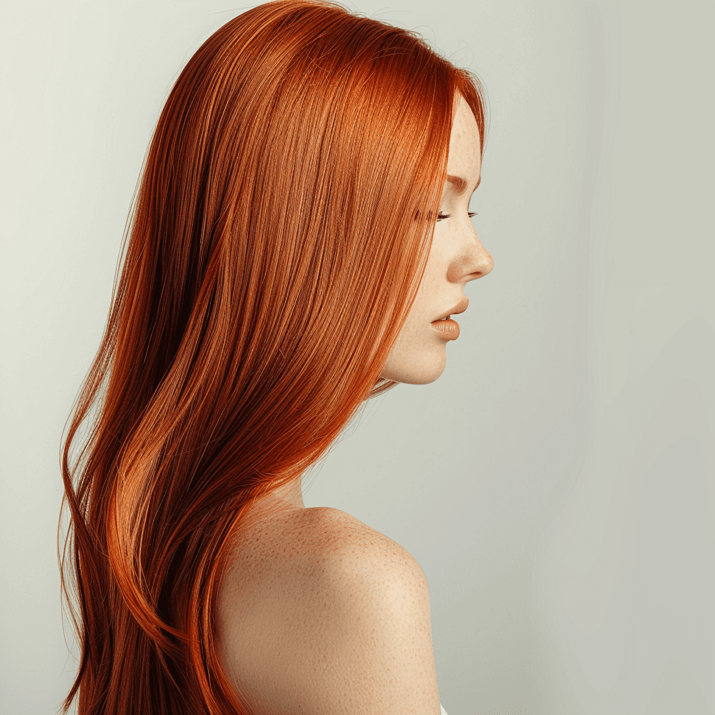 model with red lips and red nail polish