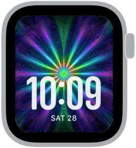 neuro mirage Apple Watch face preview 1 featuring abstract, gradient, and modern.