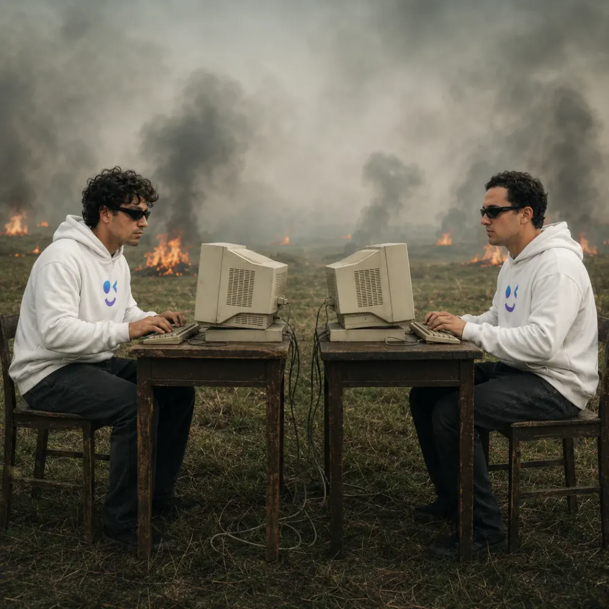 Wessel van Room en Yasar Yigitturk, founders van Het AI Lokaal en HAL Creative