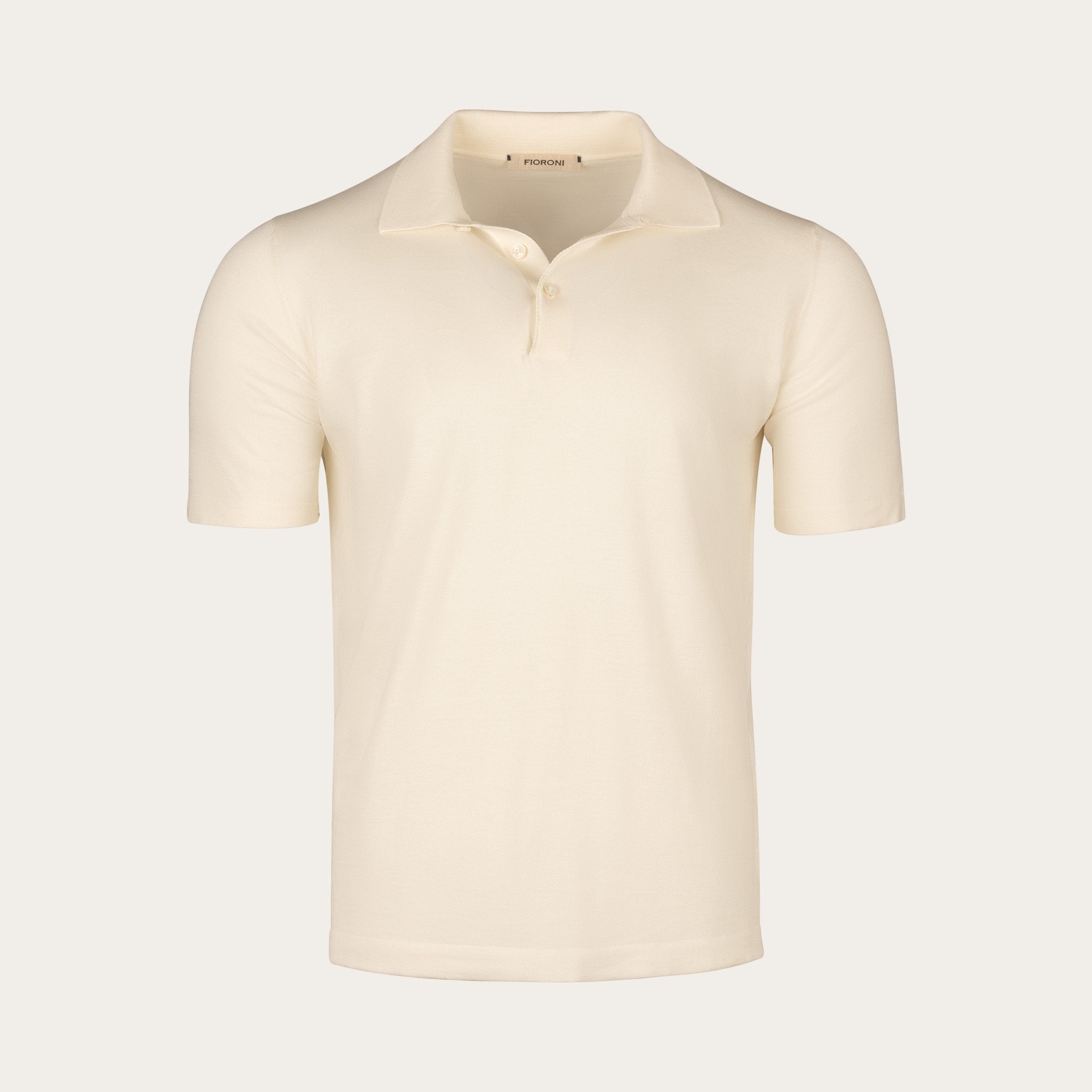 Lightweight polo - style sweater in pure cotton - Mandelli UK