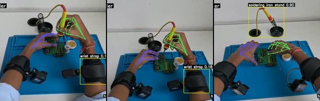 Industrial robots on a manufacturing line