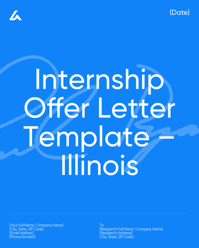 Internship Offer Letter Template – Illinois
