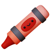 Free 3D crayon icon