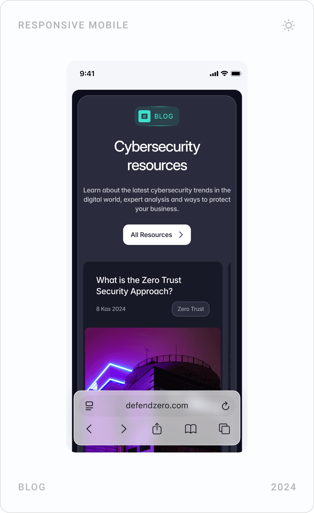 Modern Mobile Resource Feed Screen Design
