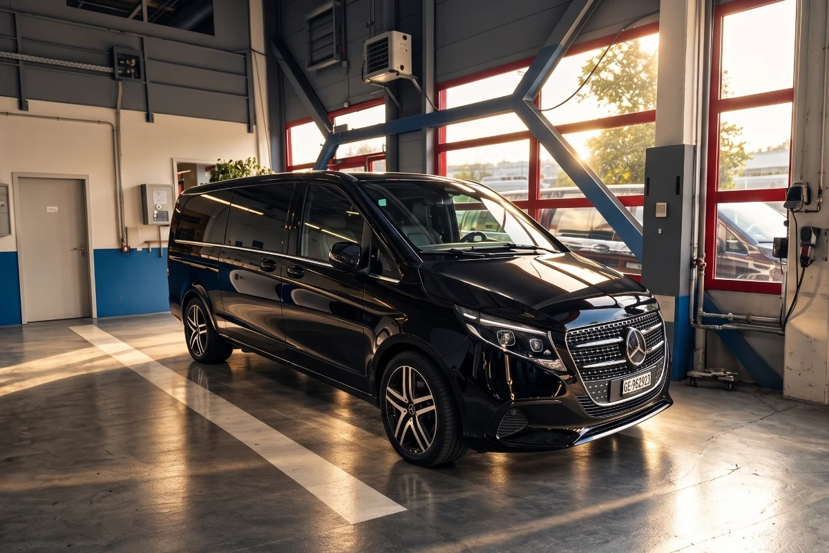 Mercedes V-Class Chauffeur & Van Hire in Geneva