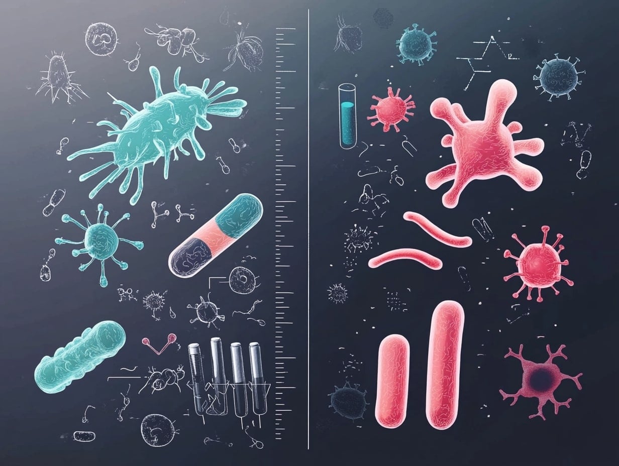 Bacteria and virus