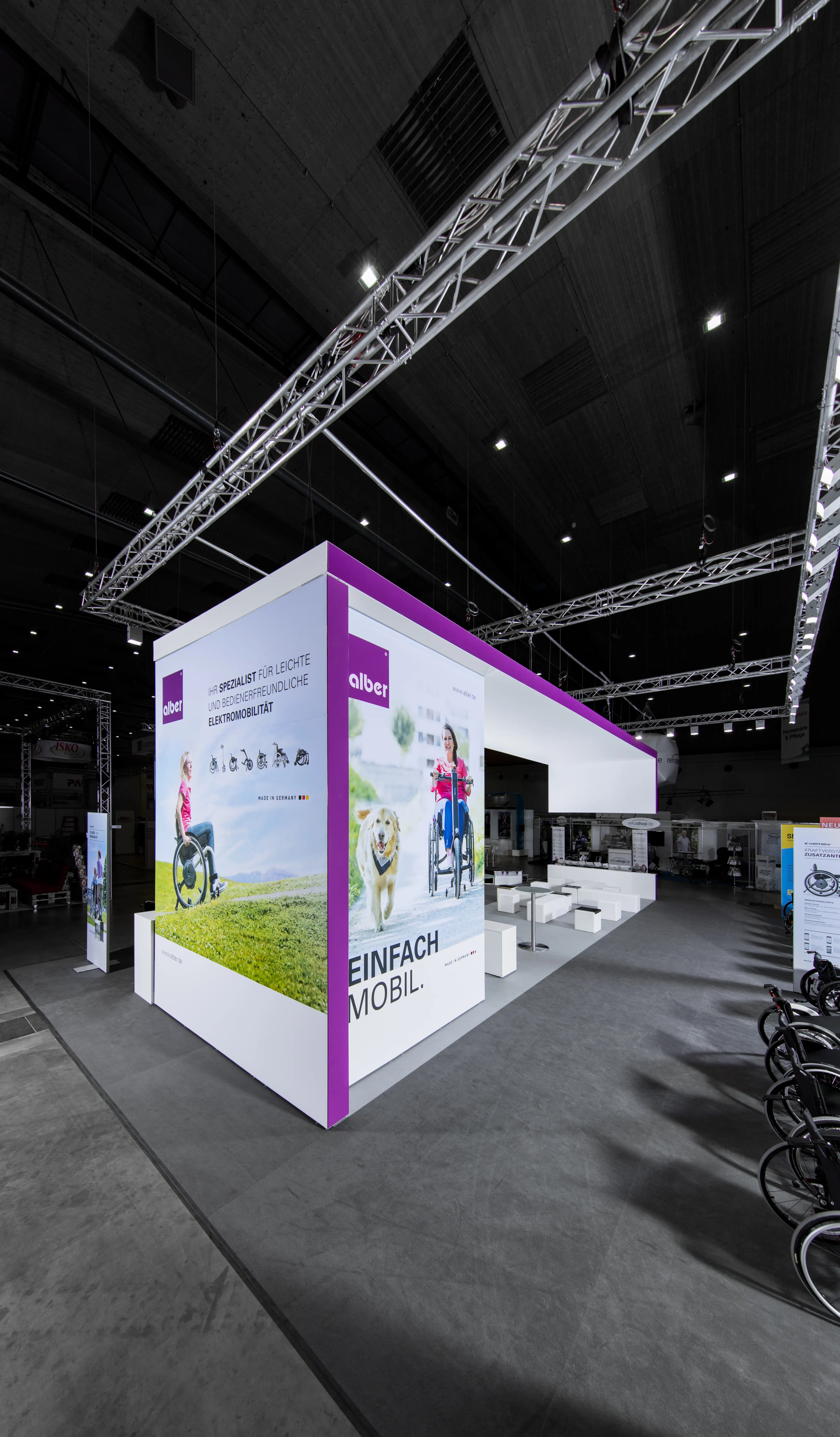 Alber Messestand Karlsruhe Rückseite