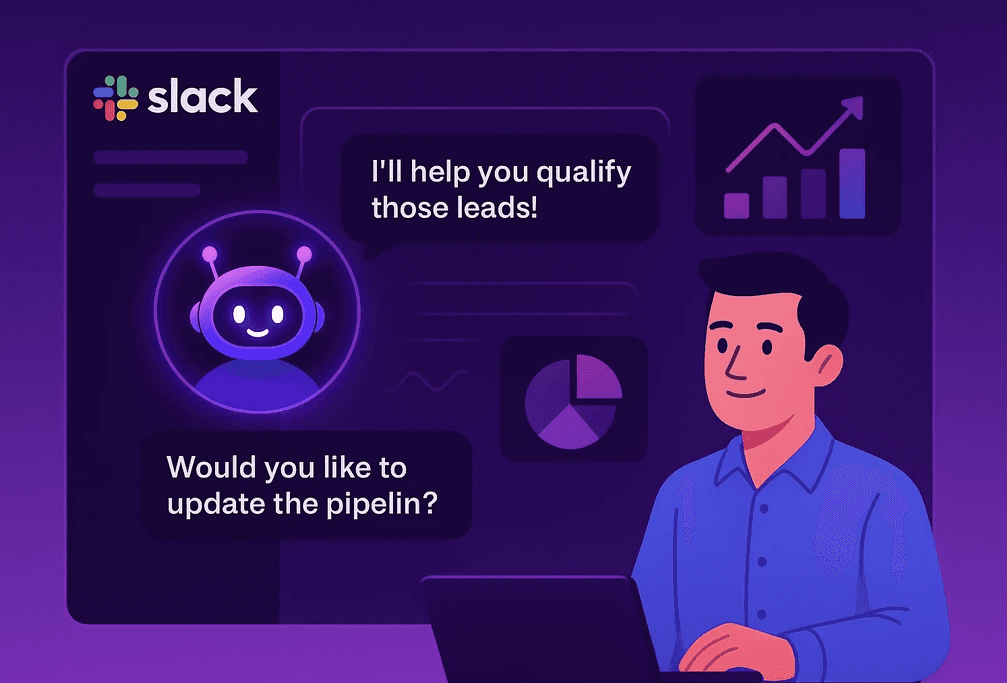 AI Agent Assisting Slack Sales Team