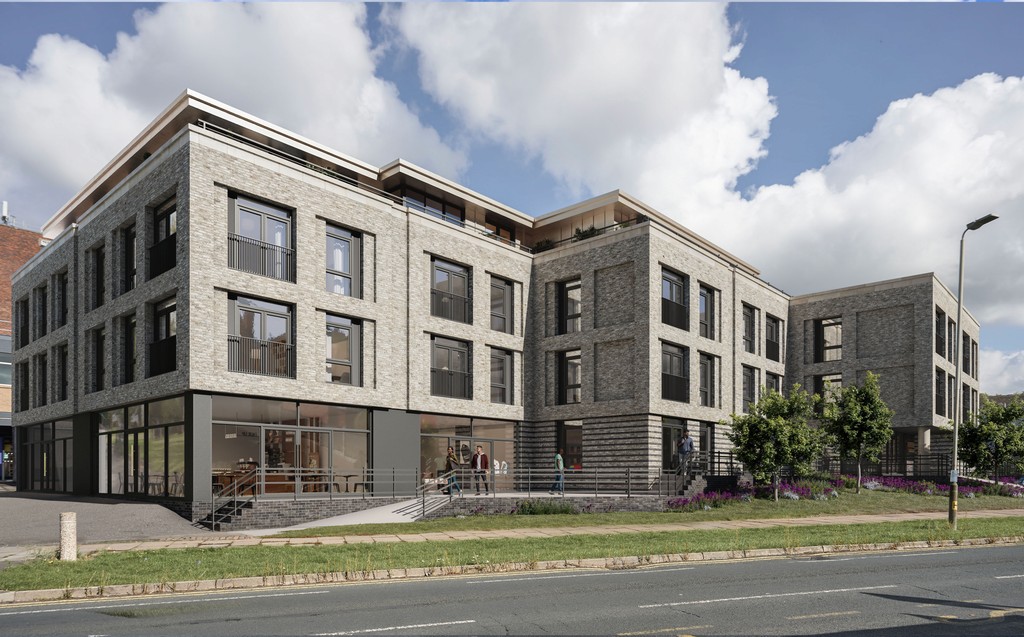 Sanvey Gate, Leicester Verified Views / AVRs / Accurate Visual Representations created using 3ds max, V-Ray, iToo software forest pack & Adobe Photoshop