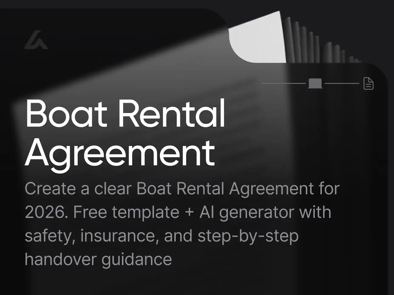 Boat Rental Agreement