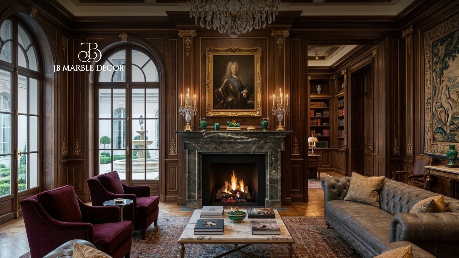 Marble Fireplace Mantelpiece
