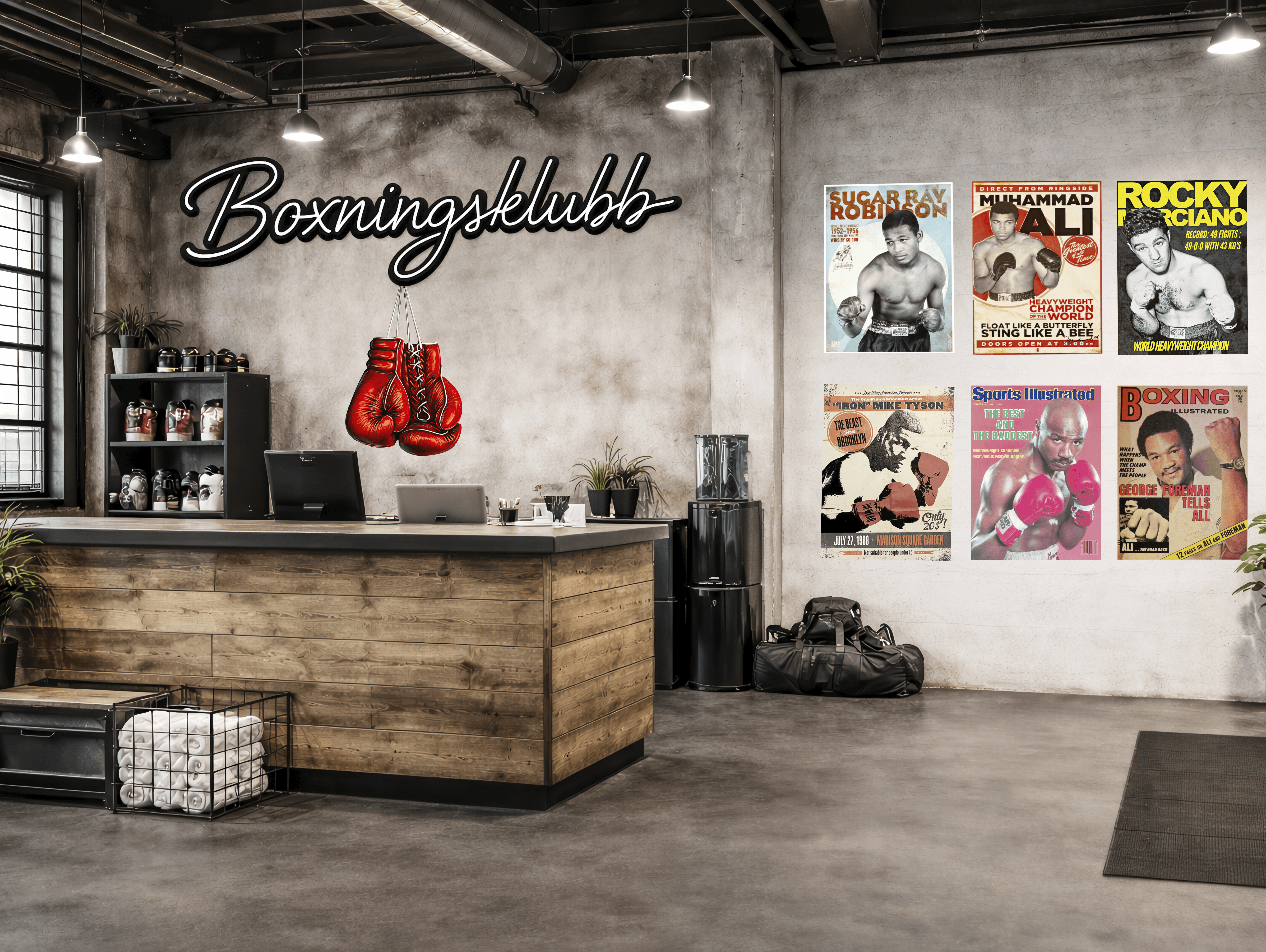 Single tree in a field with light rays.