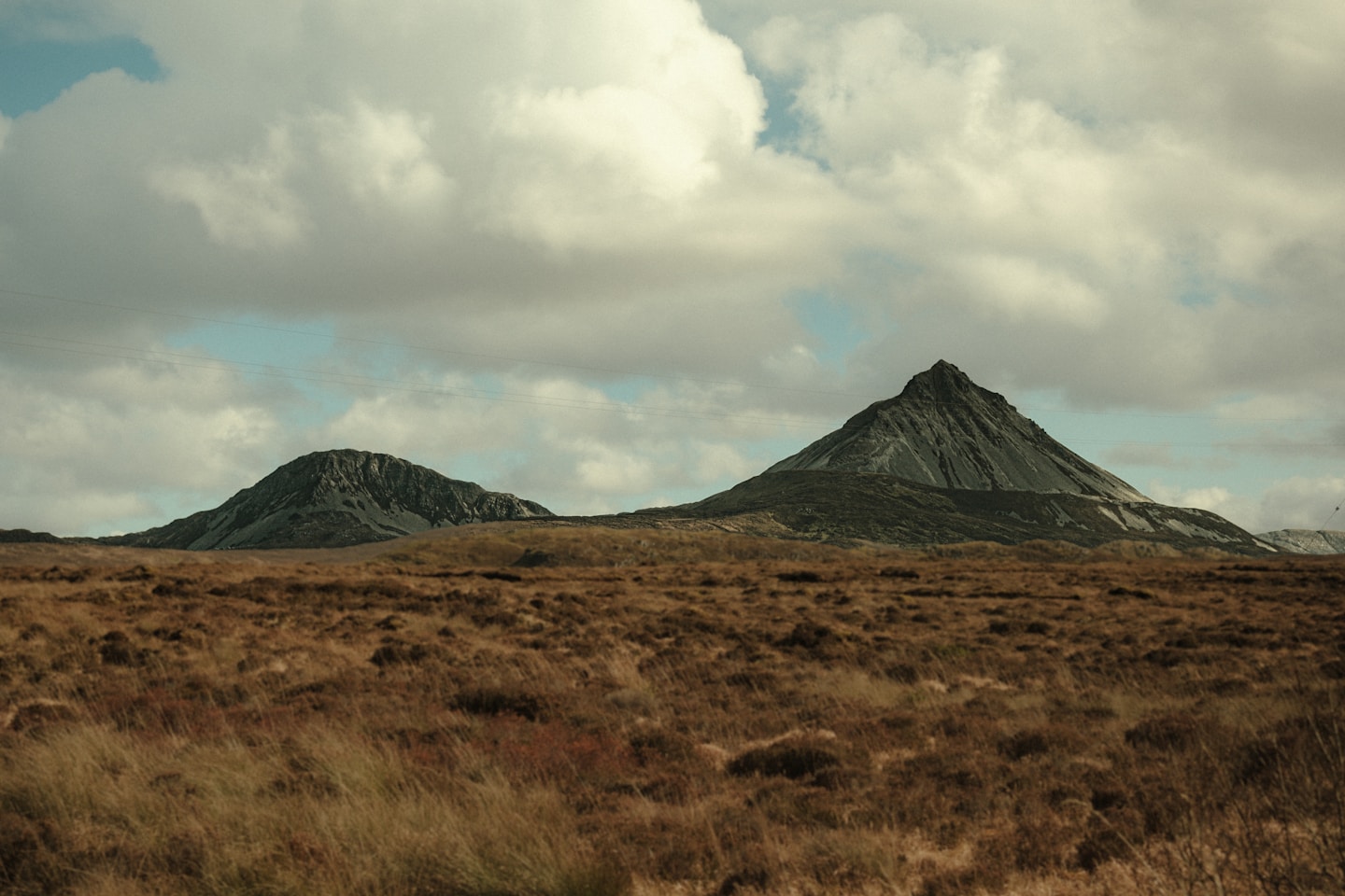 The hills above the mill in Donegal