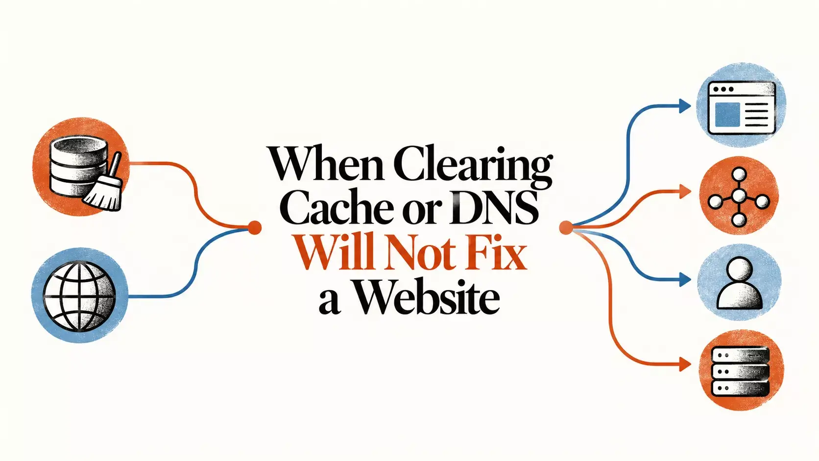 Clearing Cache or DNS Will Fix a Website?