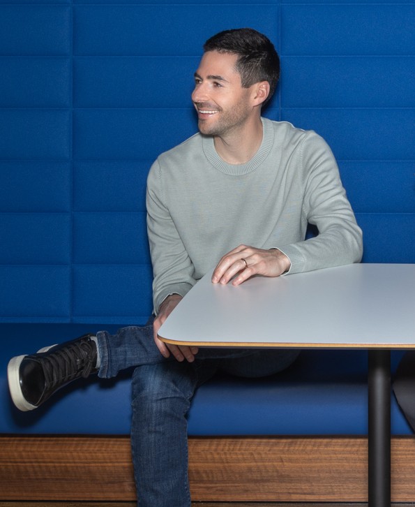 David Kolodny Blue Background