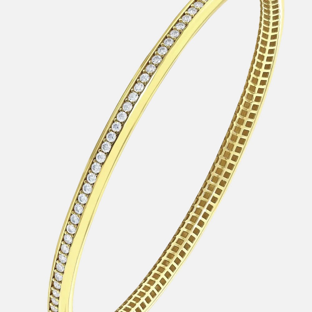 Assos 14 Ayar Altın Tasarım Kelepçe Bilezik 8.94 Gram Ağırlığında