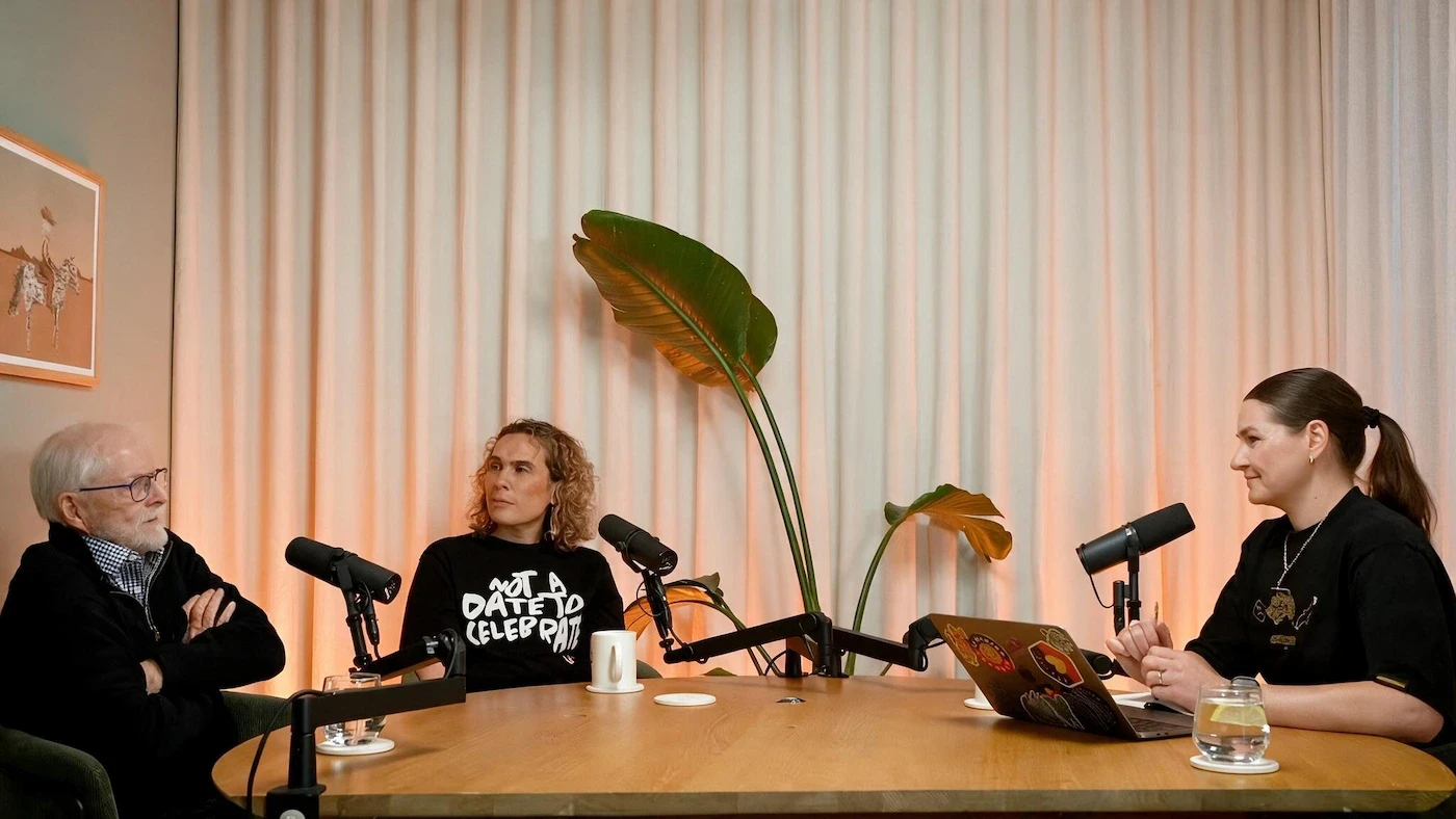 Clothing the Gaps' “Not a Date to Celebrate” episode being recorded at Collingwood