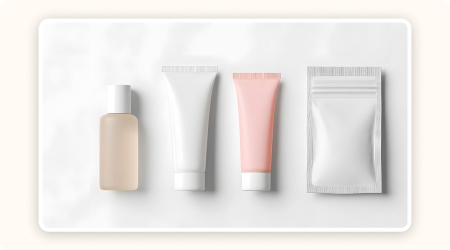 neutral cosmetic packaging