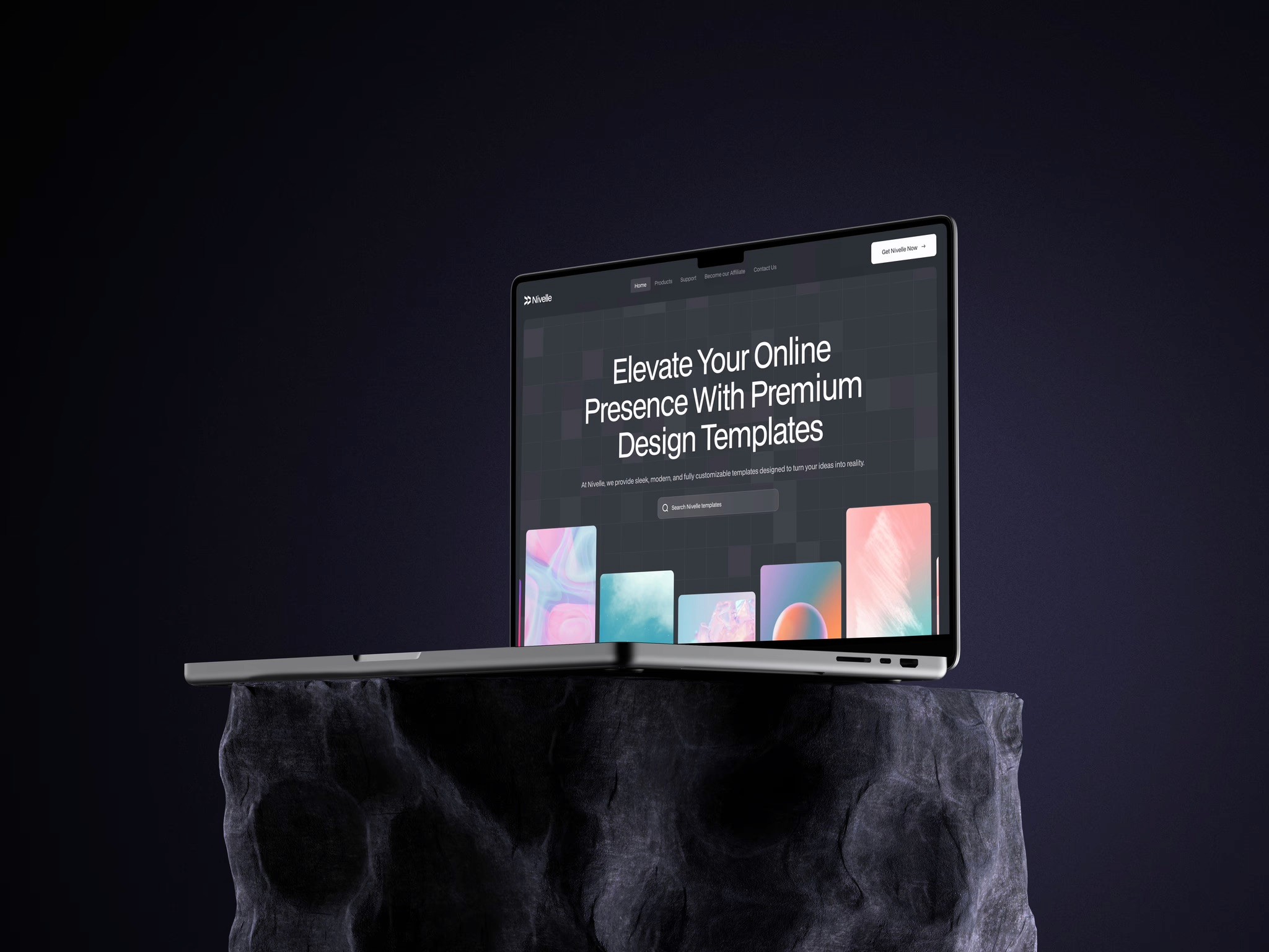 AlgoRanker webflow website design preview shots