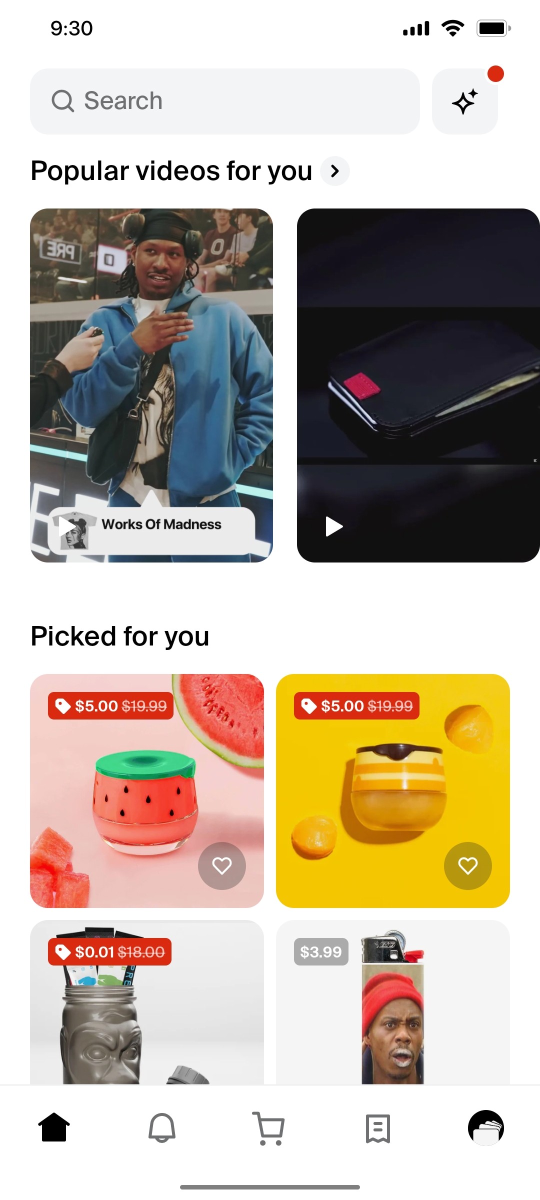 Shop App Cart Screen