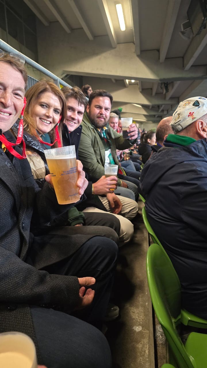 Image of eben etzebeth on stage at an eventra group event