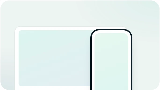 The same app on a laptop and a phone