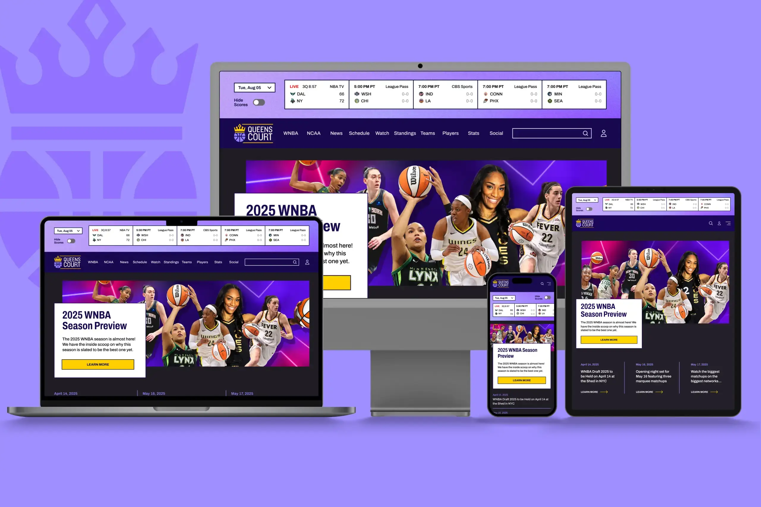 Queens Court Responsive Website