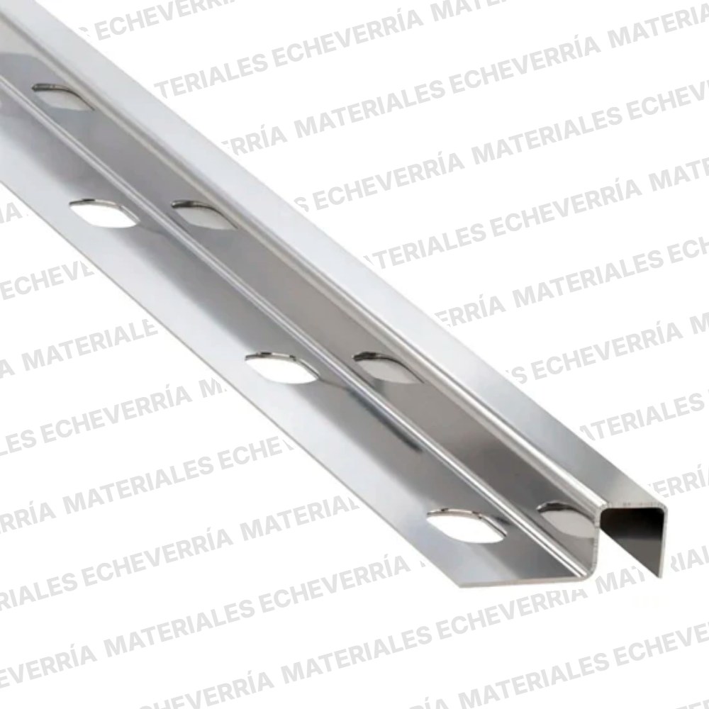 Guardacanto cuadrado de acero inoxidable 430 brillante de 10 mm Varsat