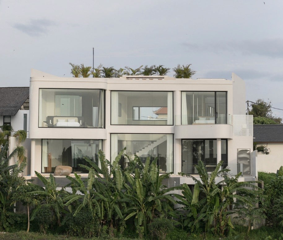 3-bedroom premium villa with rice field and volcano views in Canggu
