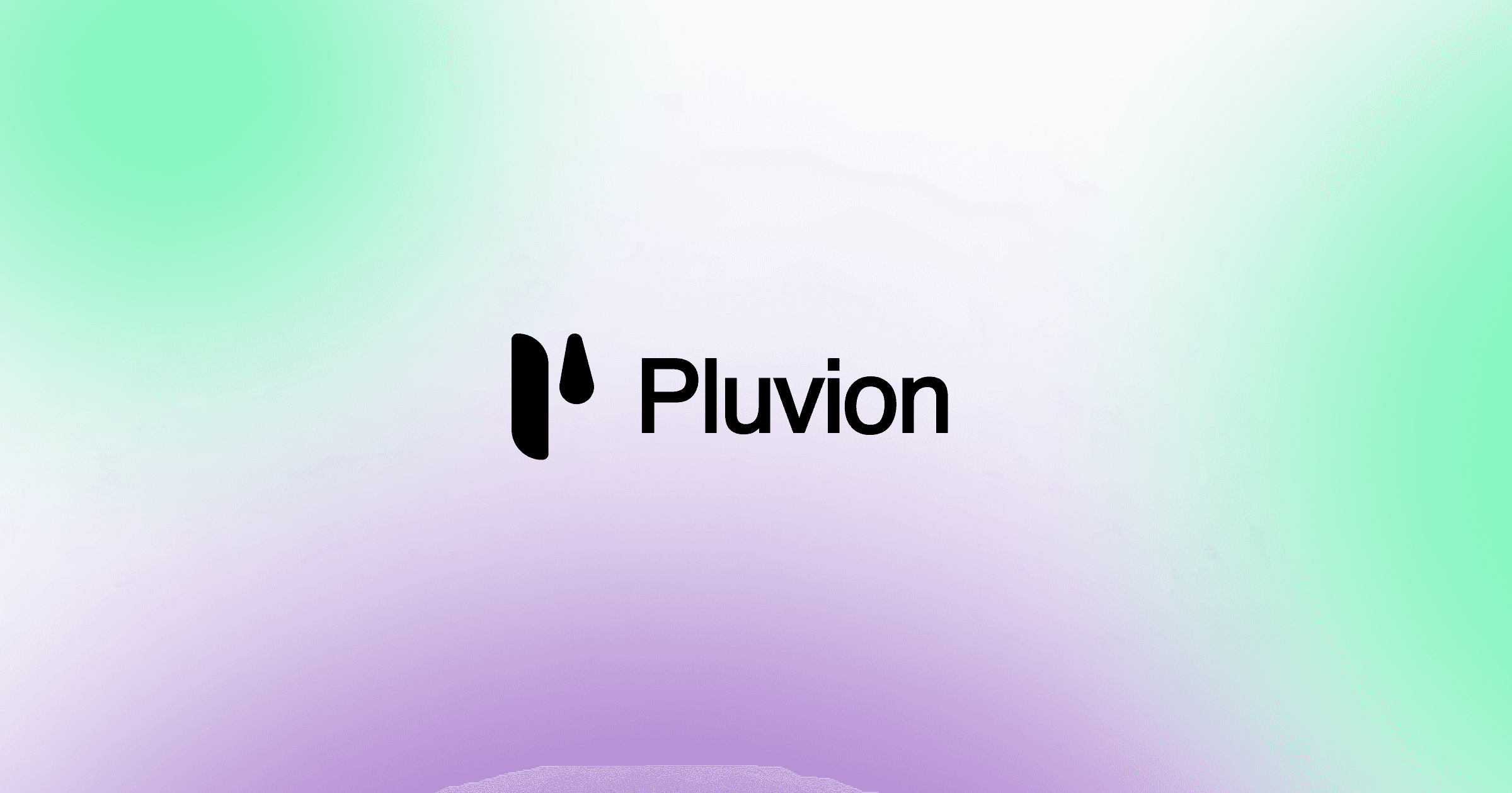 Pluvion Rebranding Logo mit Farben