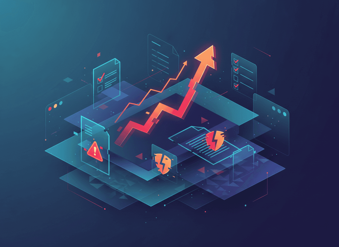 A winding road cuts through rocky terrain, surrounded by patches of green grass and illuminated by sunlight.