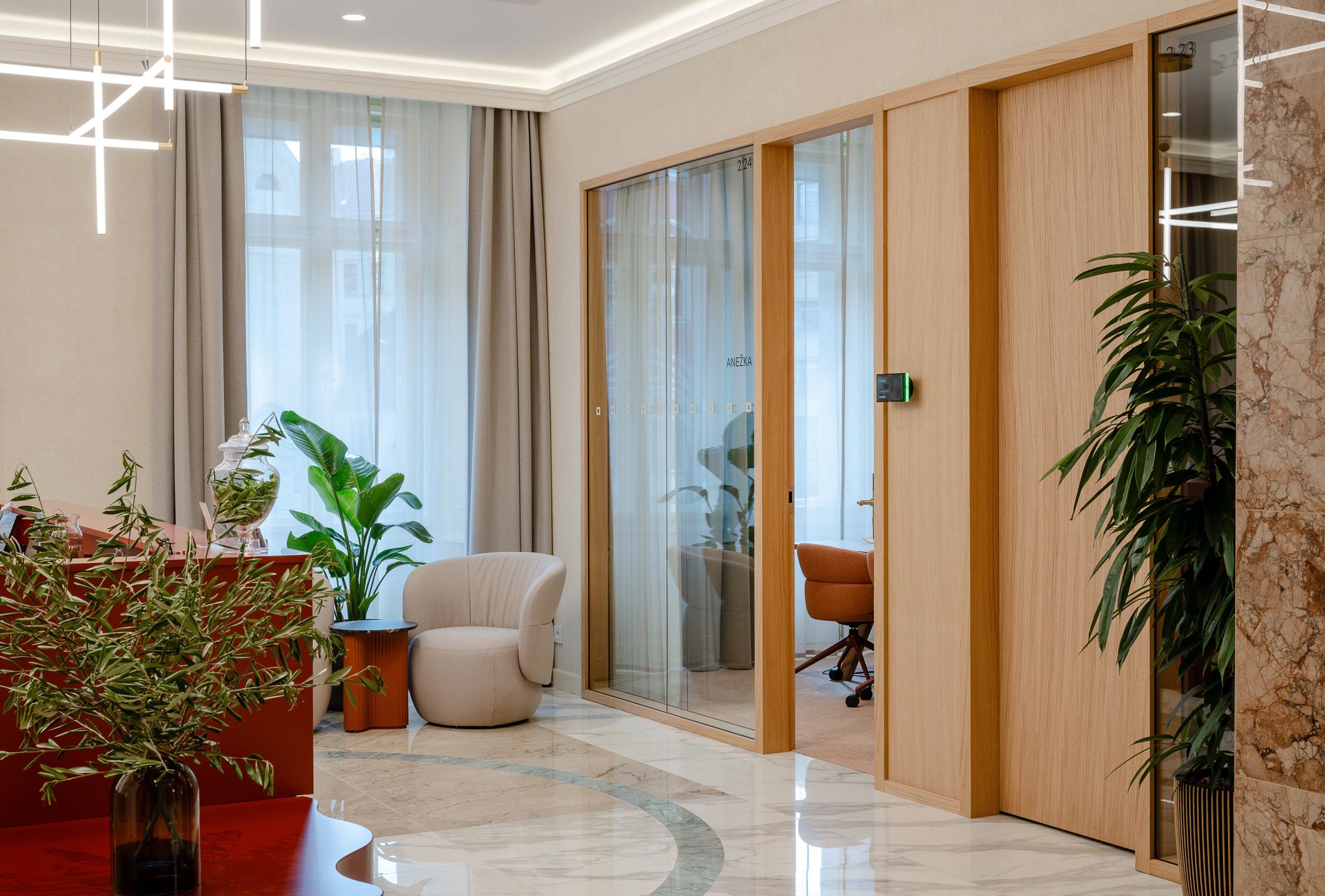 Scott Weber kanceláře – terasa