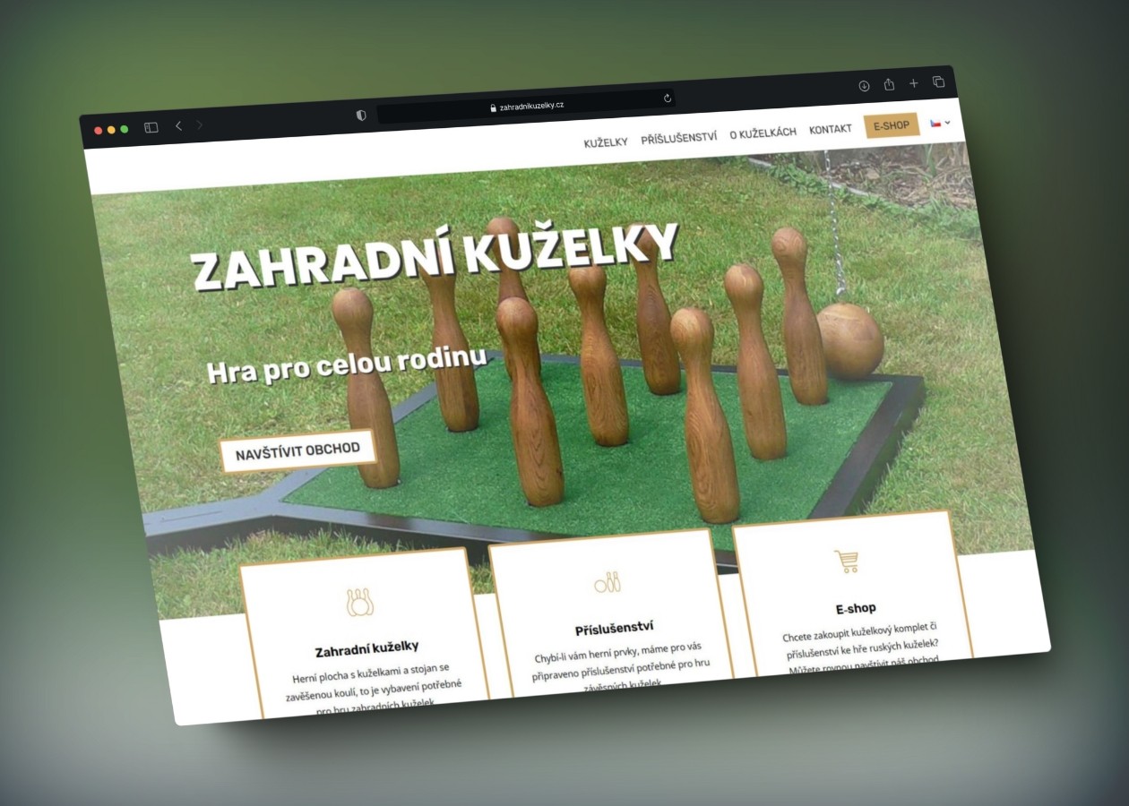 CS Billiard - zahradní kuželky