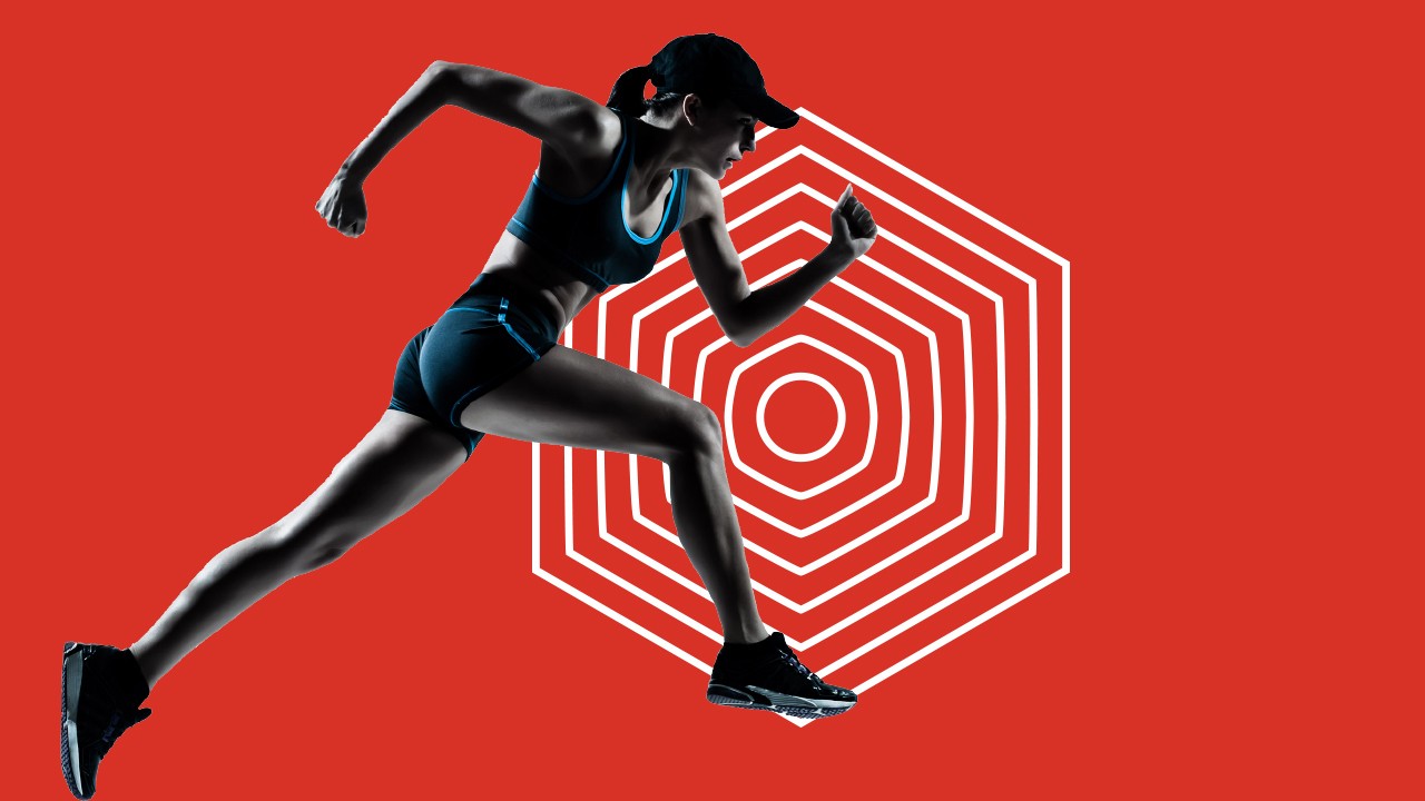 Modern sports supplement packaging tubes with bold typography and color-block design