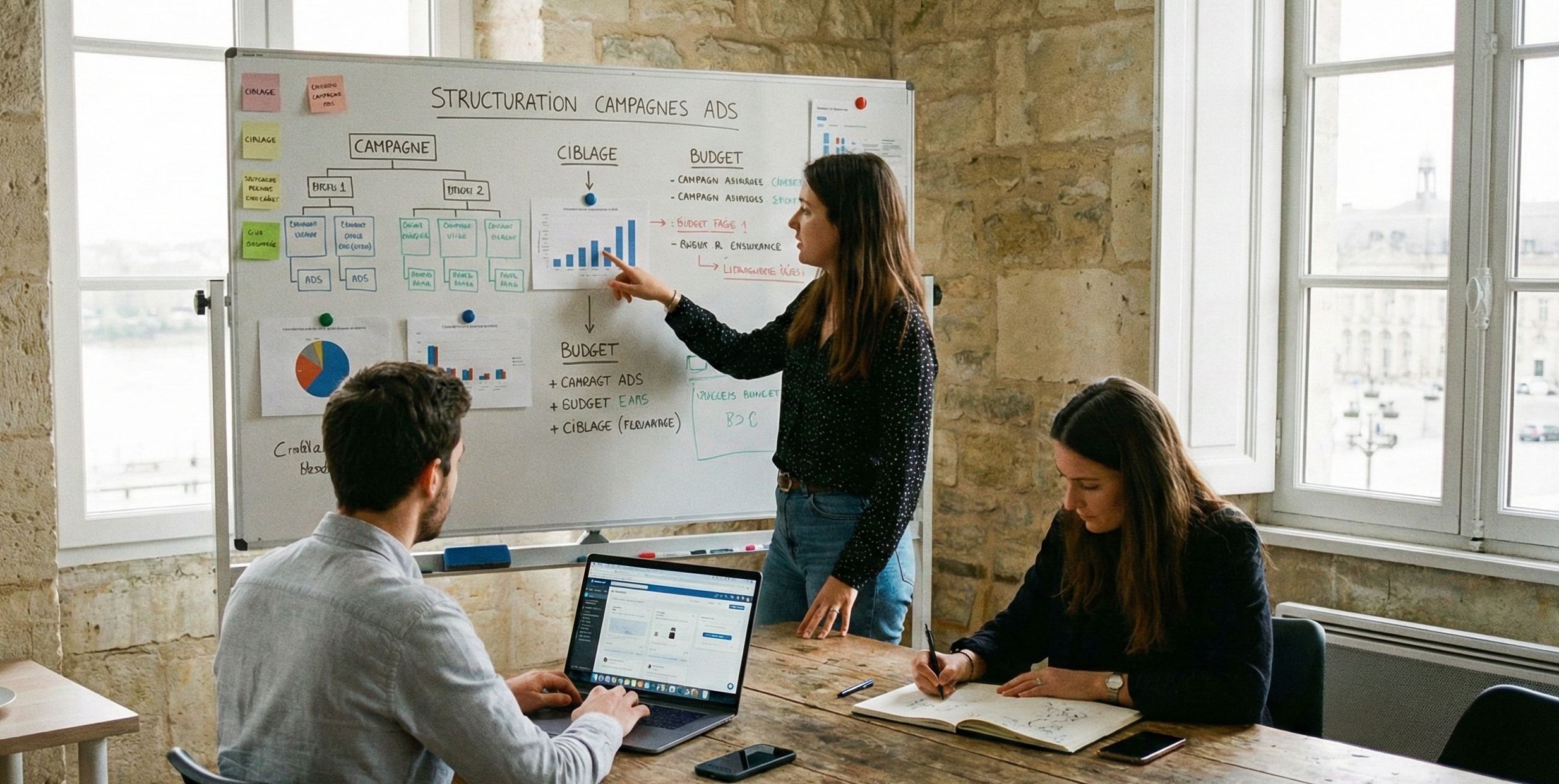 une agence digitale qui travaille sur des campagnes ads