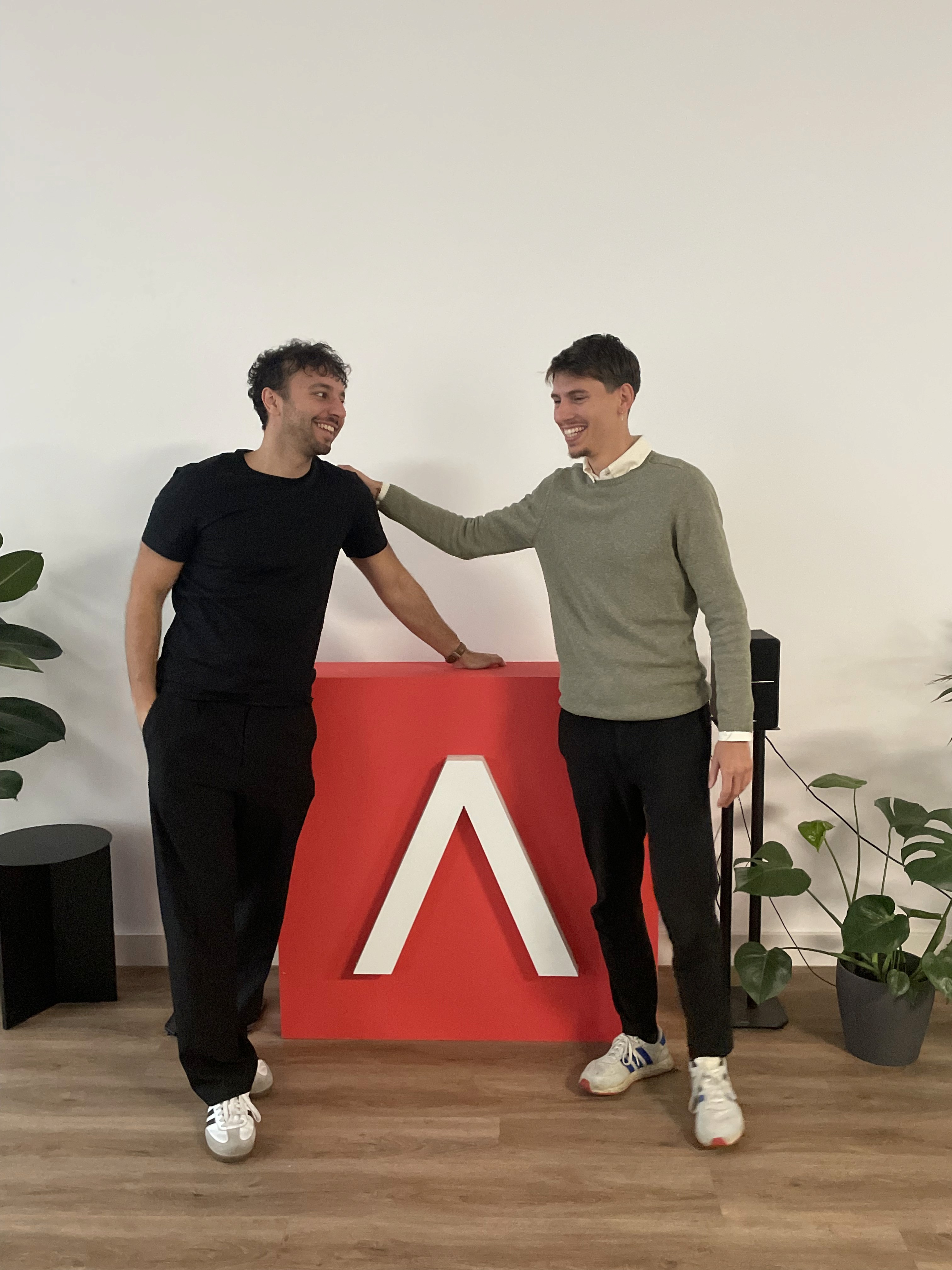 Coach explaining something to an athlete