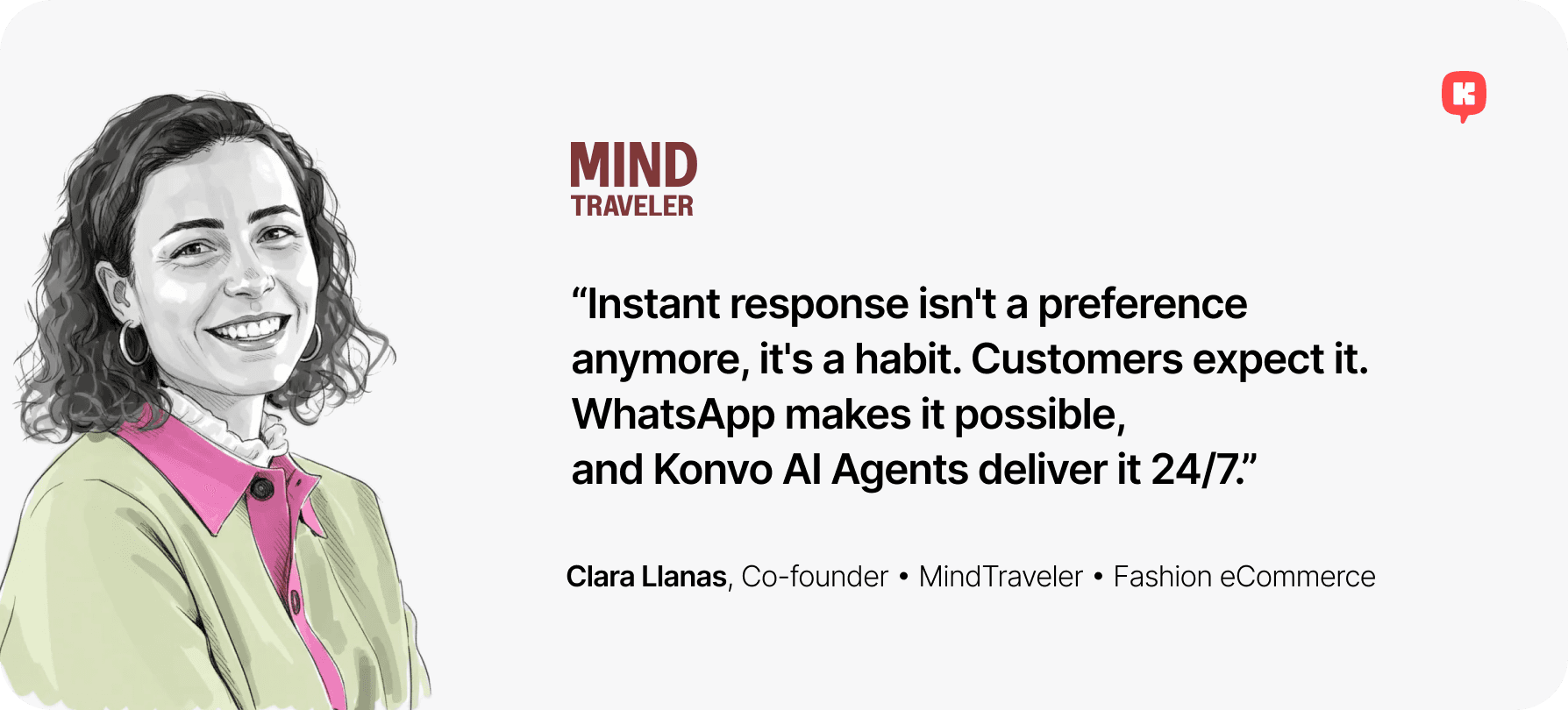 Konvo AI Agents Clara Llanas