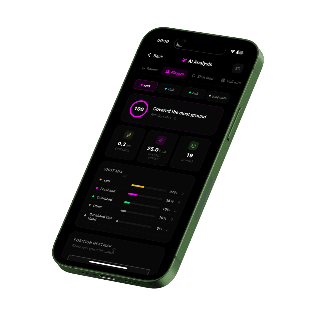 Coach explaining stuff to an athlete