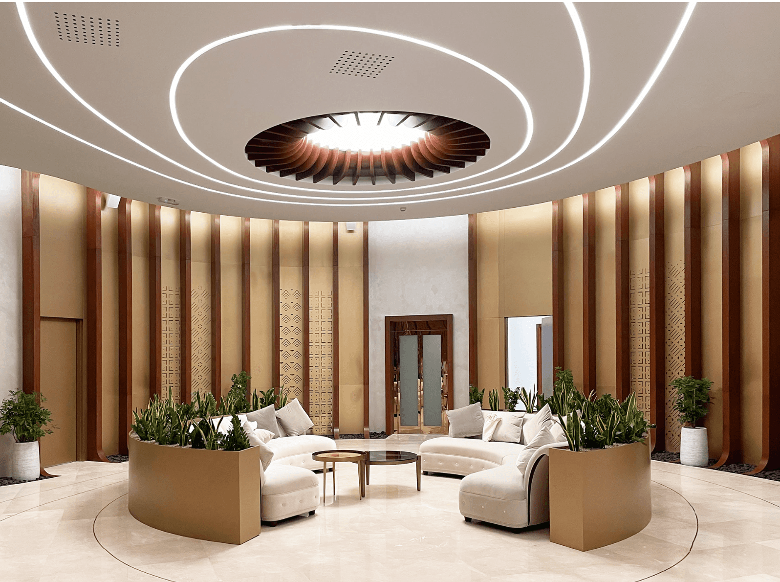 KSA Pavilion interior lighting