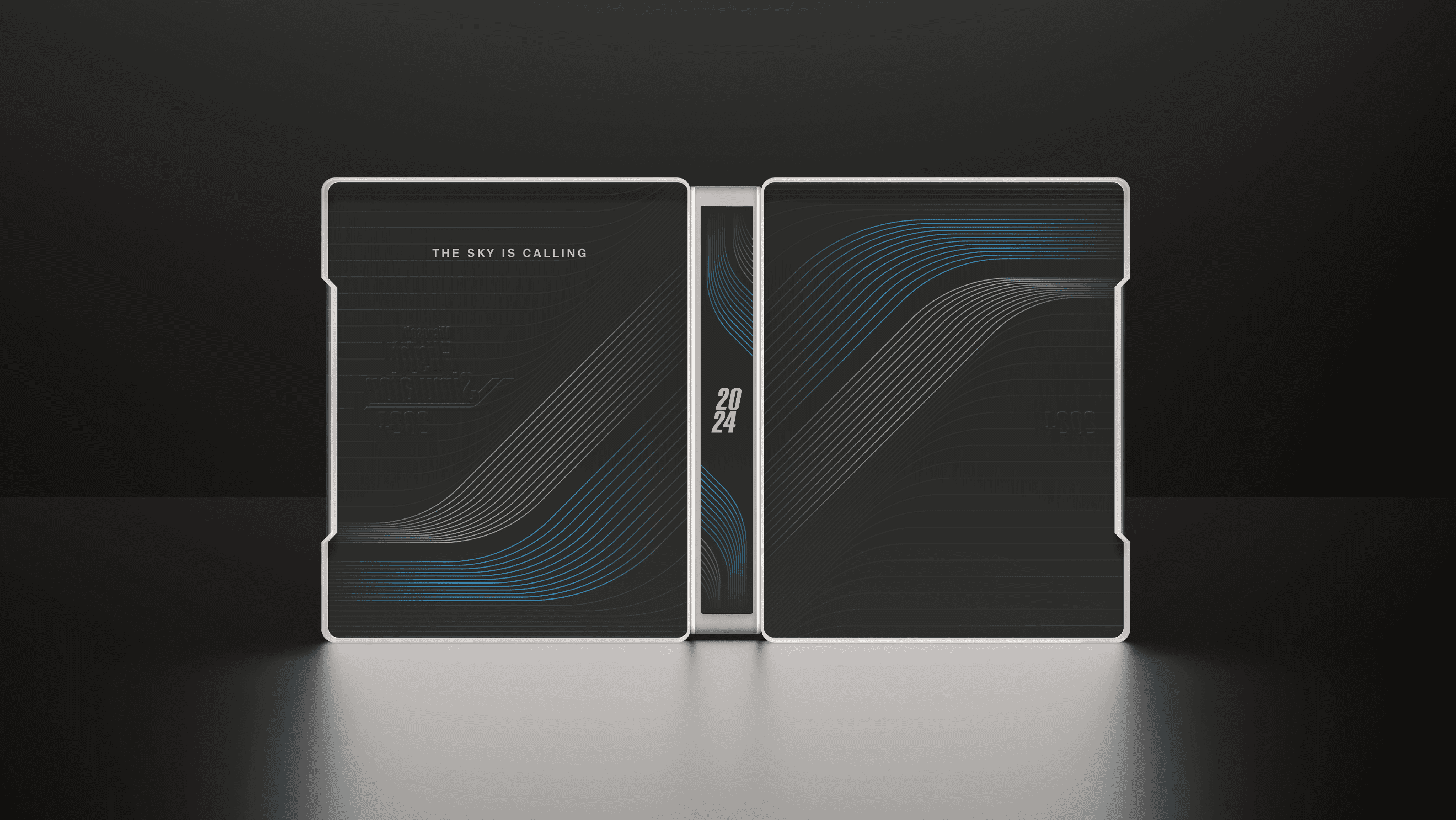 The steelcase edition cover open flat to display both sides