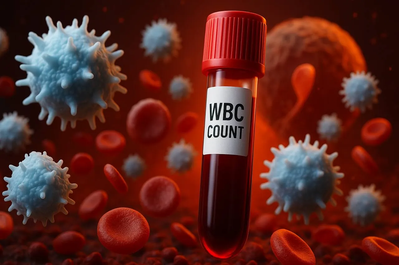 White Blood Cell Count (WBC) 3d visualization