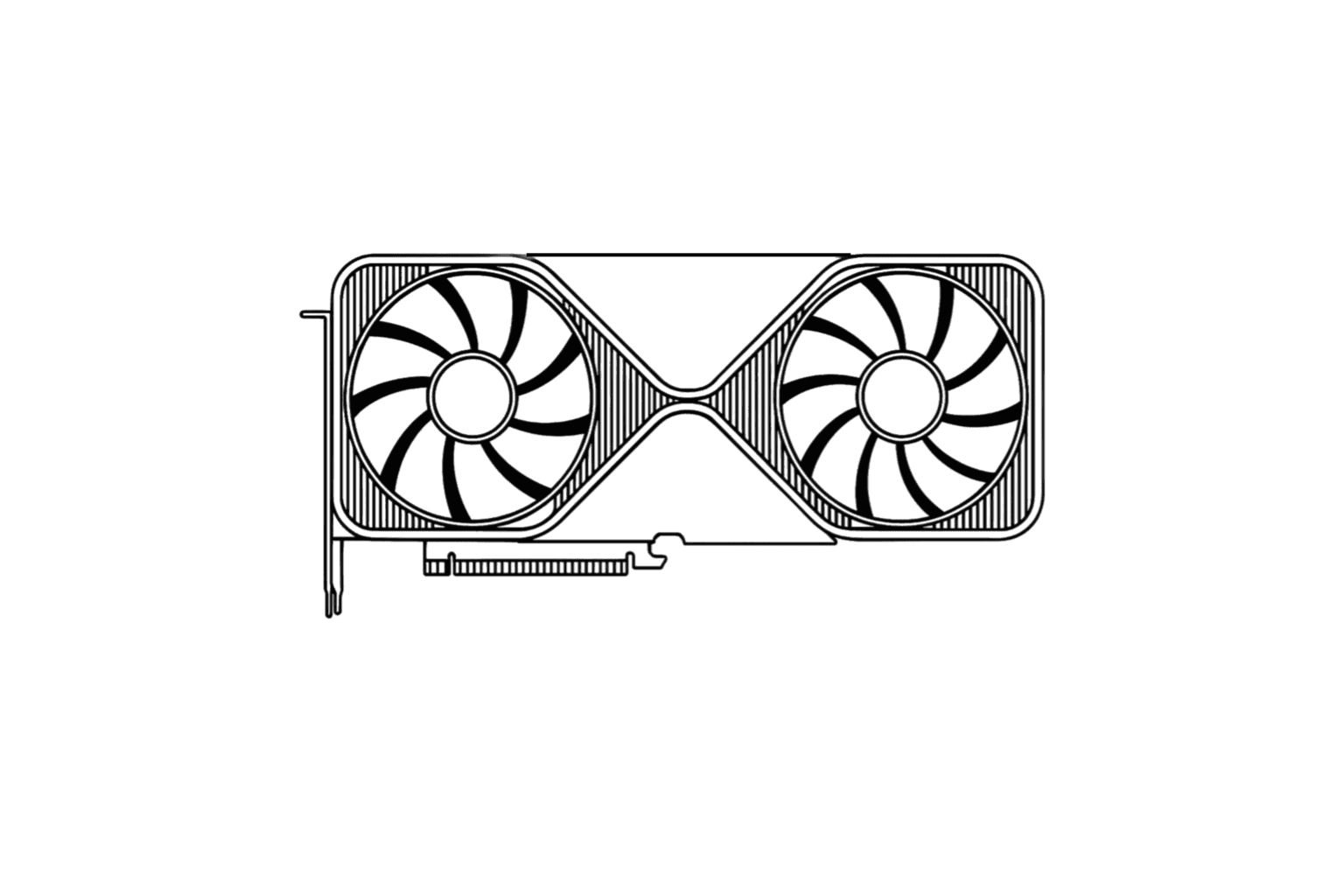 a part of the black headphone