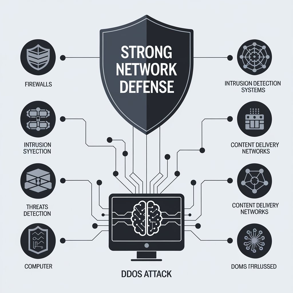 Preventing DDoS attacks with a strong network defense