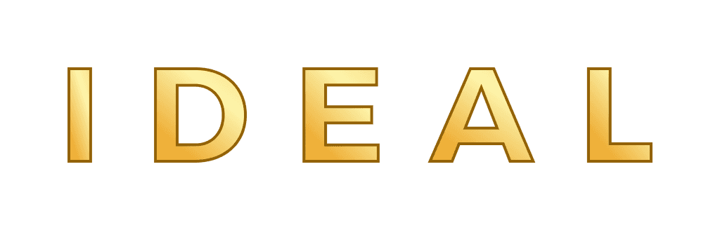 ideal logo text
