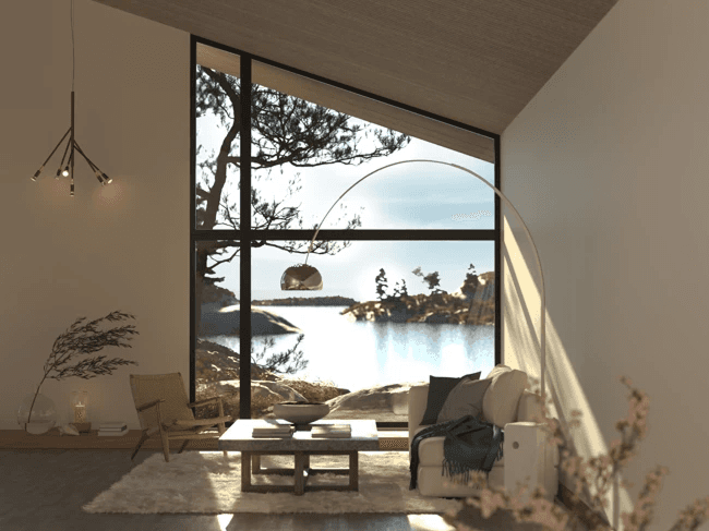window in decorated home