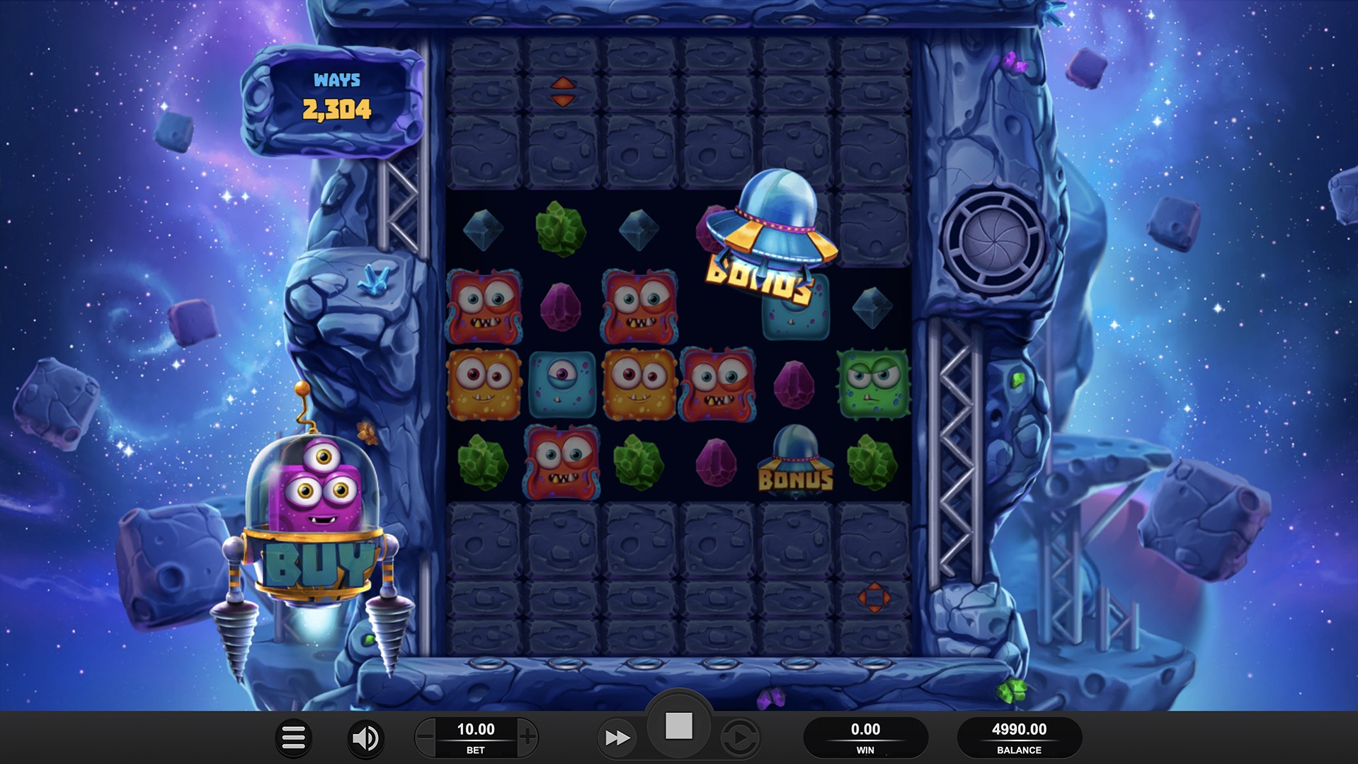 Space Miners - capture officielle Relax Gaming