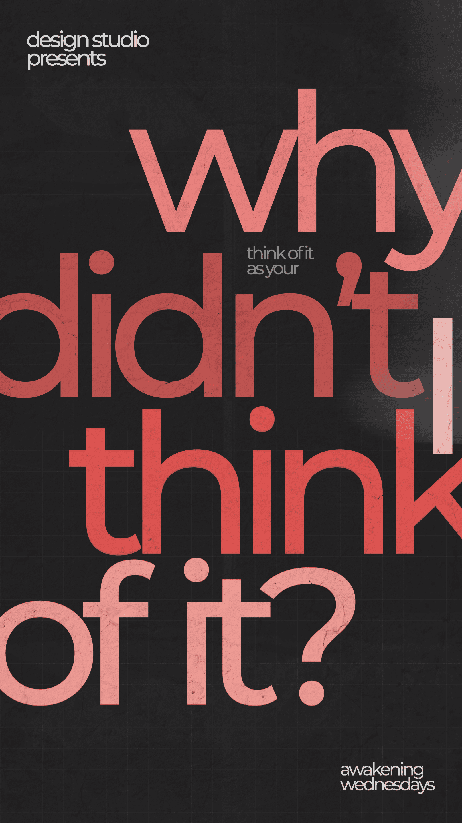 Why didnt I think of it Wednesdays