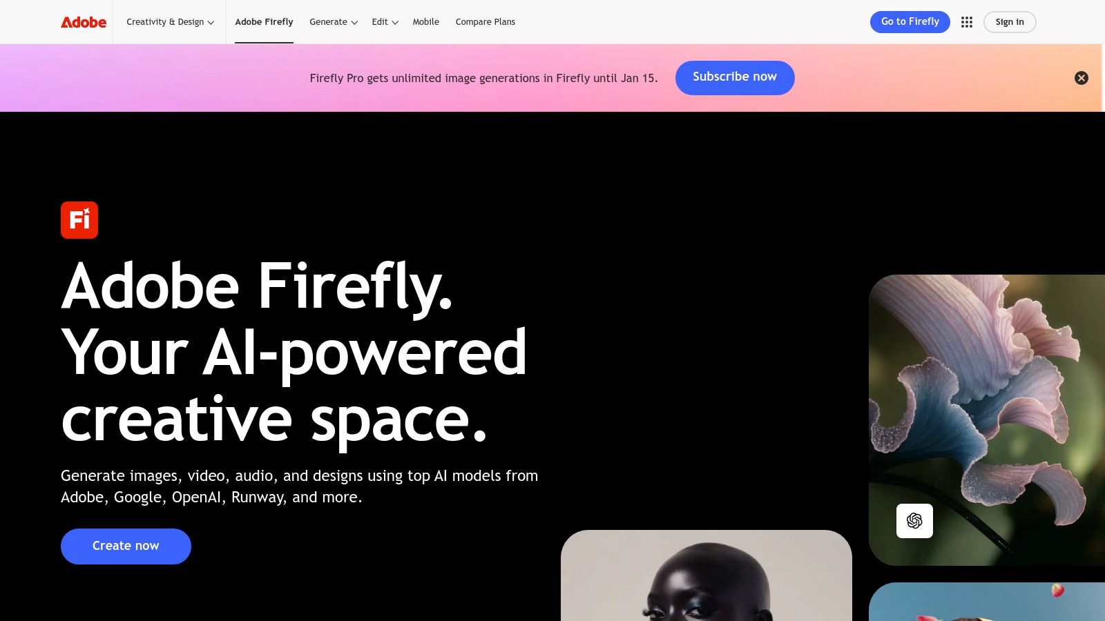 Adobe Firefly and Creative Cloud