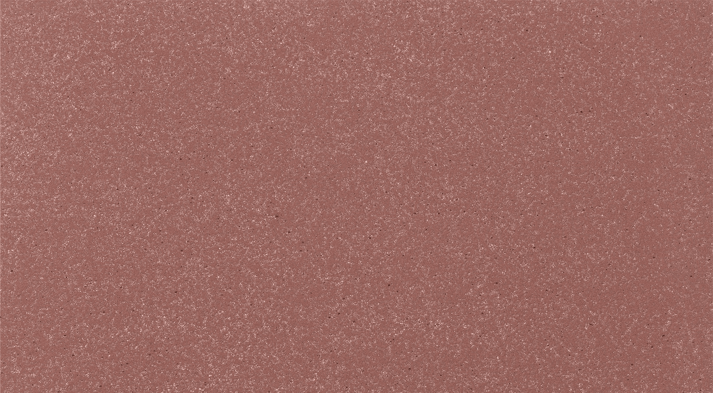 Rieder facade panel with texture standard, surface ferro and colour oxide red.
